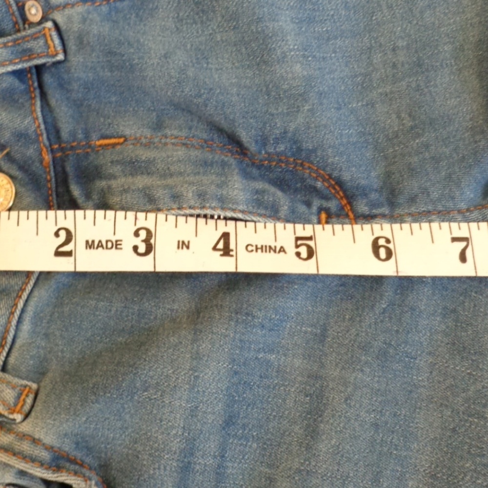 ZARA jeans medium rise straight sz 26 - Picture 8 of 10